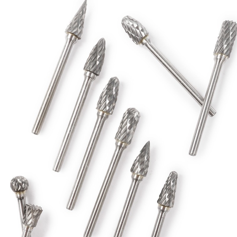 MUSCLE COW หัวเจียรทังสเตนคาร์ไบด์ ชุด 10 ชิ้น สำหรับงานขัดโลหะ แกะสลักไม้ และใช้งานอเนกประสงค์ - รูปที่ 2