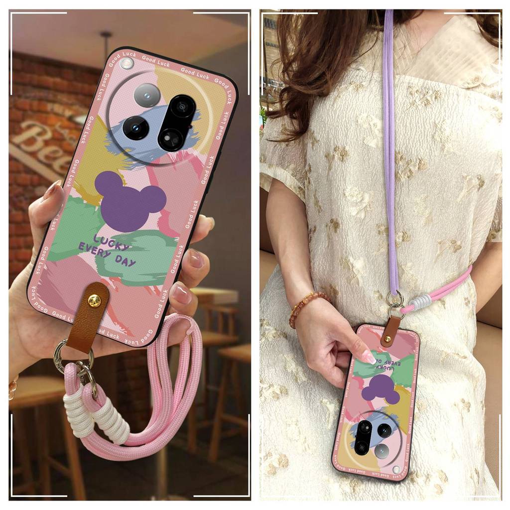 สร้อยคอ Soft Case เคสโทรศัพท์สําหรับ infinix Zero40 4G/5G ป้องกันฝุ่นกันกระแทก Lanyard TPU เต็มห่อปก