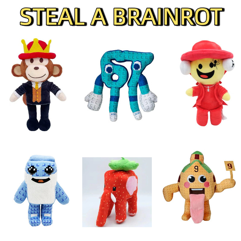 Sammy Jandel ตุ๊กตาขโมย Brainrot Roblox ของเล่นตุ๊กตาสําหรับของขวัญวันเกิดเด็กของขวัญคริสต์มาส