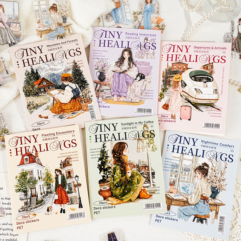 นาย กระดาษ15ชิ้น/ถุงสติกเกอร์สัตว์เลี้ยงเกาหลีอินสไตล์อ่อนโยนสาวฤดูหนาวบ้านชีวิตประจําวันฉากออกแบบสติกเกอร์สร้างสรรค์ทําเองการ์ดอวยพรถ้วยไดอารี่กรณีโทรศัพท์มือถือ สมุดบันทึก ตกแ