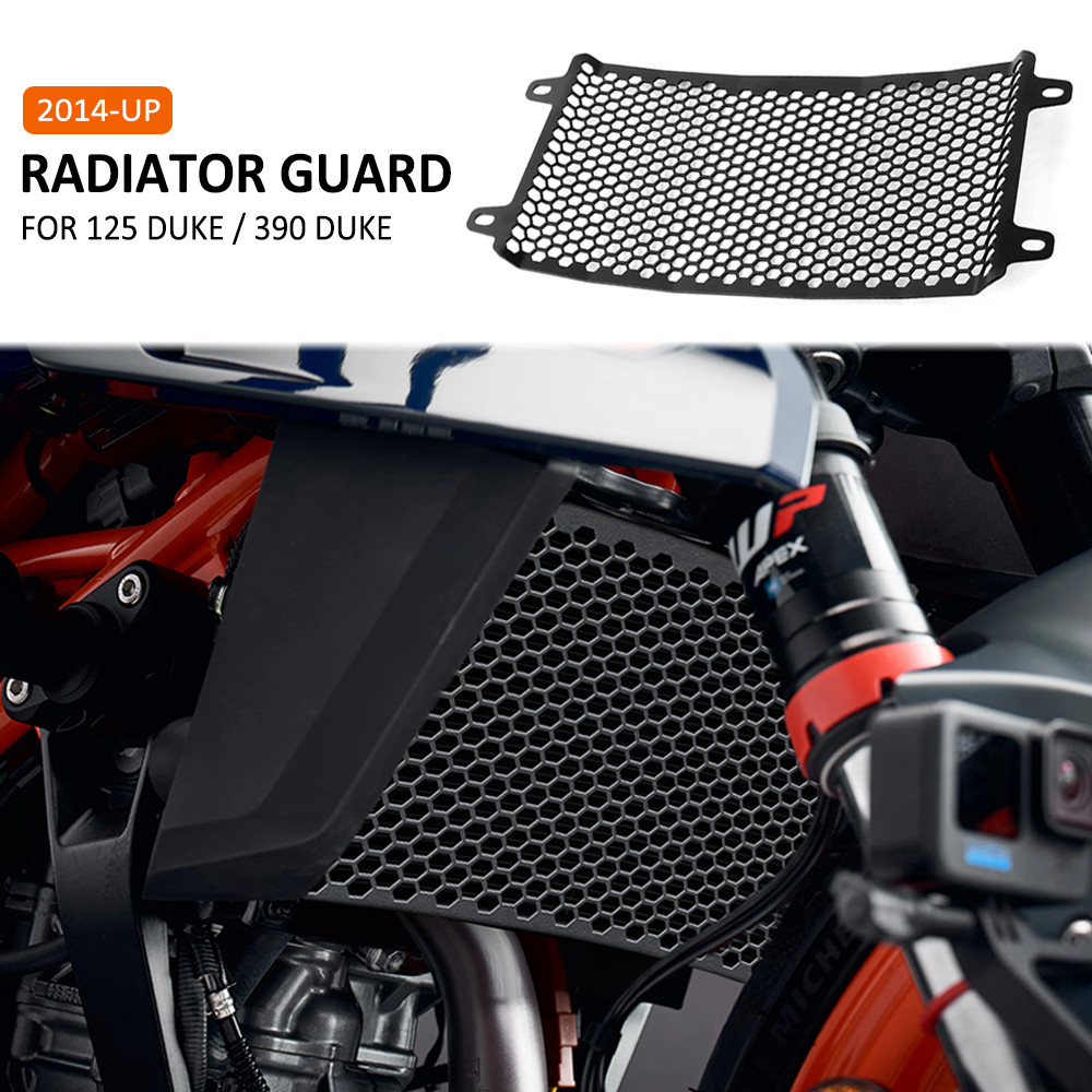Zเครื่องยนต์รถจักรยานยนต์ถังน้ําหม้อน้ํา Grille Oil Cooler Guard สําหรับ 390 Duk 125 Duk 390 125duk 