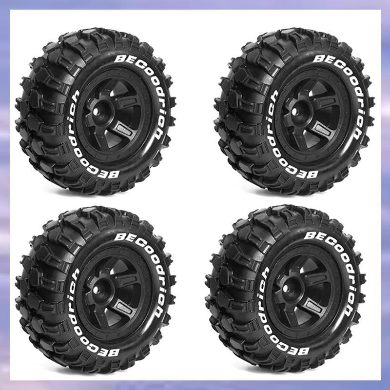 1เซ็ต/4ชิ้น อาร์ซี รถอัพเกรดยางชุดสําหรับ10208 อาร์ซี รถอะไหล่อัพเกรด90มิลลิเมตร