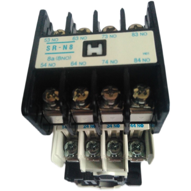โรงงานเดิม Mitsubishi SR-N8 AC Intermediate Contact Relay 4A4B 6A2B 8A 7A1B Ready Stock Sales
