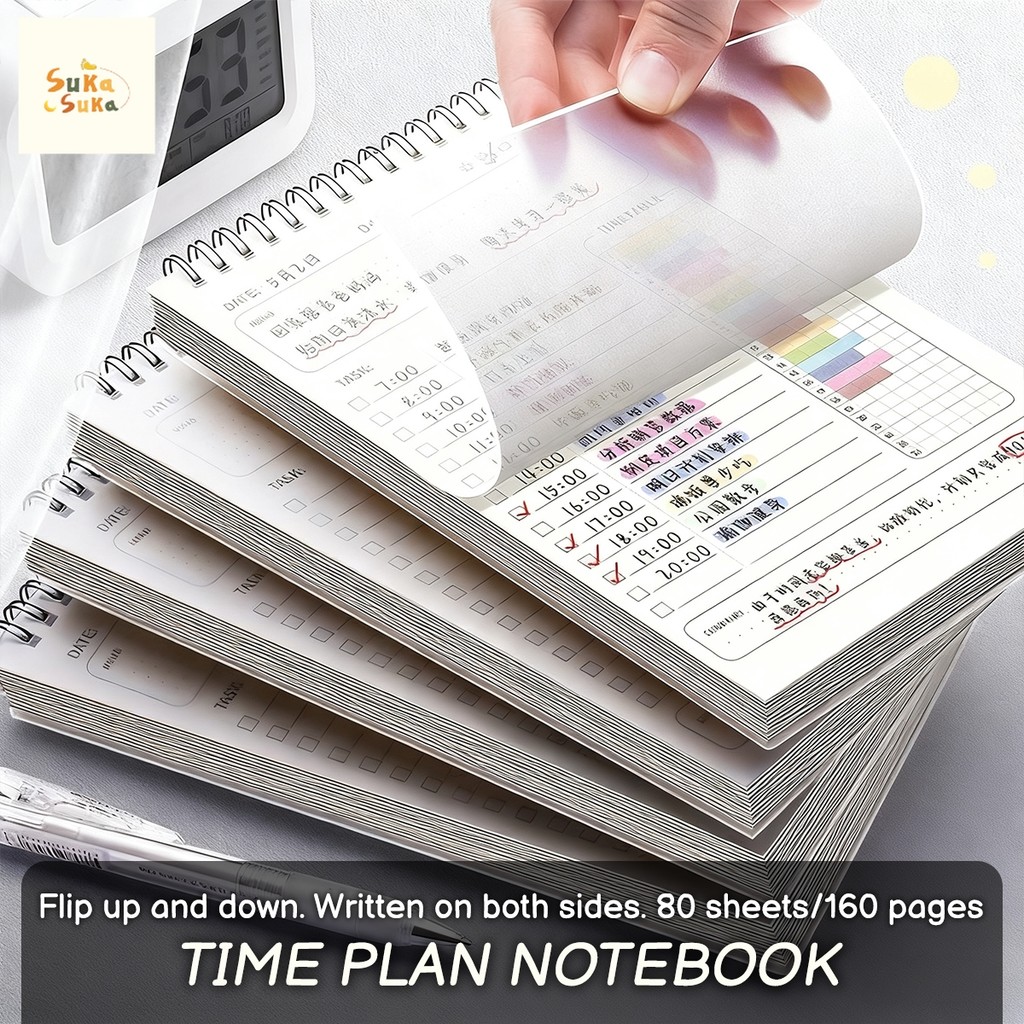 2026 Planner A5 Agenda 365 Days Notebook Daily Schedule Planner book Memo Pad Corporate Year