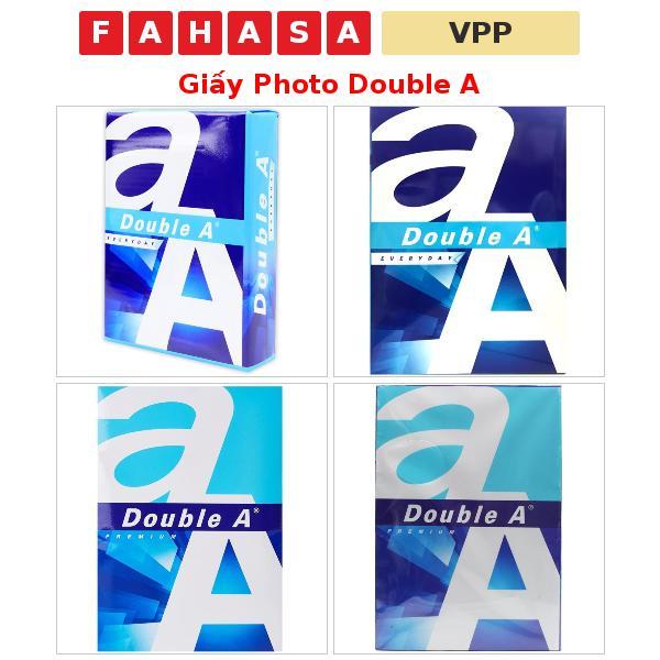 กระดาษภาพถ่าย Double A - A/70 แกรม, A4/70 แกรม, A4/80 แกรม, A3/80 แกรม - ฟ้าซ่า VPP ฟรี ฝาครอบปุ่ม 1