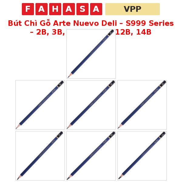 Arte Nuevo Deli Wooden Pencil – S999 Series – 2B, 3B, 4B, 5B, 7B, 12B, 14B