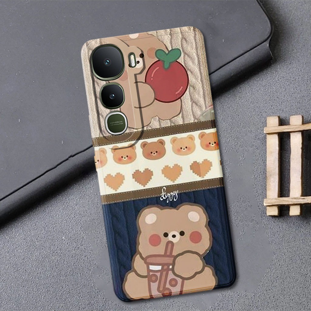 เคส Vivo Y400 - Iqoo Z10 Lite เคสแฟชั่น Softcase Macaron ปกป้องกล้อง Kesing Hp Casing Hp Protector H