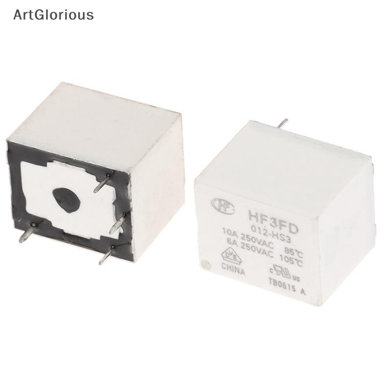 ศิลปะ HF3FA-009-HSTF HF3FD-012-H3F รีเลย์ 9VDC 12VDC N