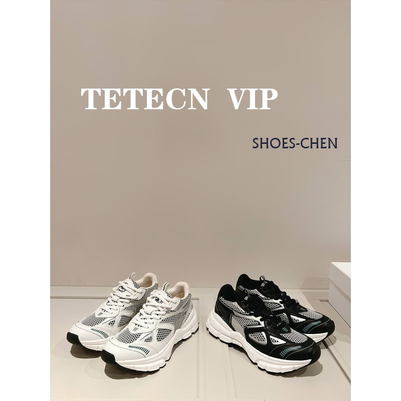TEOPIP/Axel Sweden Niche Retro กีฬา Daddy รองเท้า Arigato หนา Soled Lace-Up Casual ตาข่ายรองเท้า