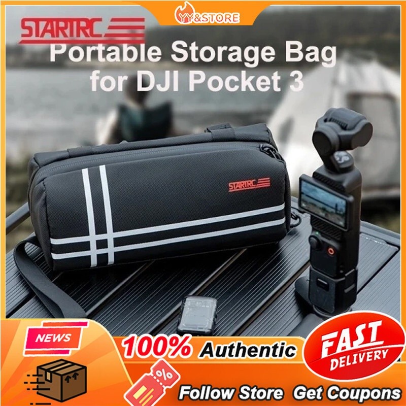 STARTRC Oxford Portable Travel Bag for DJI Pocket 3/Action 5 Pro Store all the accessories