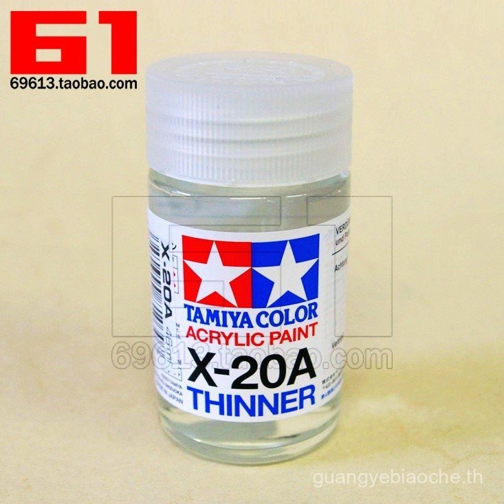 จัดส่งฟรี TAMIYA TAMIYA 81030 สีน้ําสีสูตรน้ํา X-20A ทินเนอร์ทําละลายสูตรน้ํา