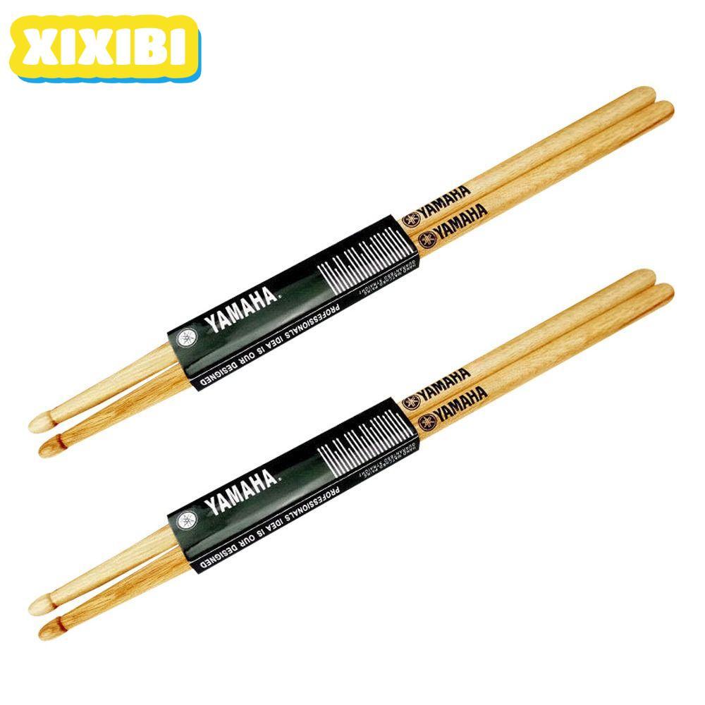 XIXIBI 2 ชิ้น Drumstick, ค้อนกลองน้ําหนักเบา 5A/7A กลอง Sticks, Oaks Drumsticks Maple ไม้ปลายกลองชุด