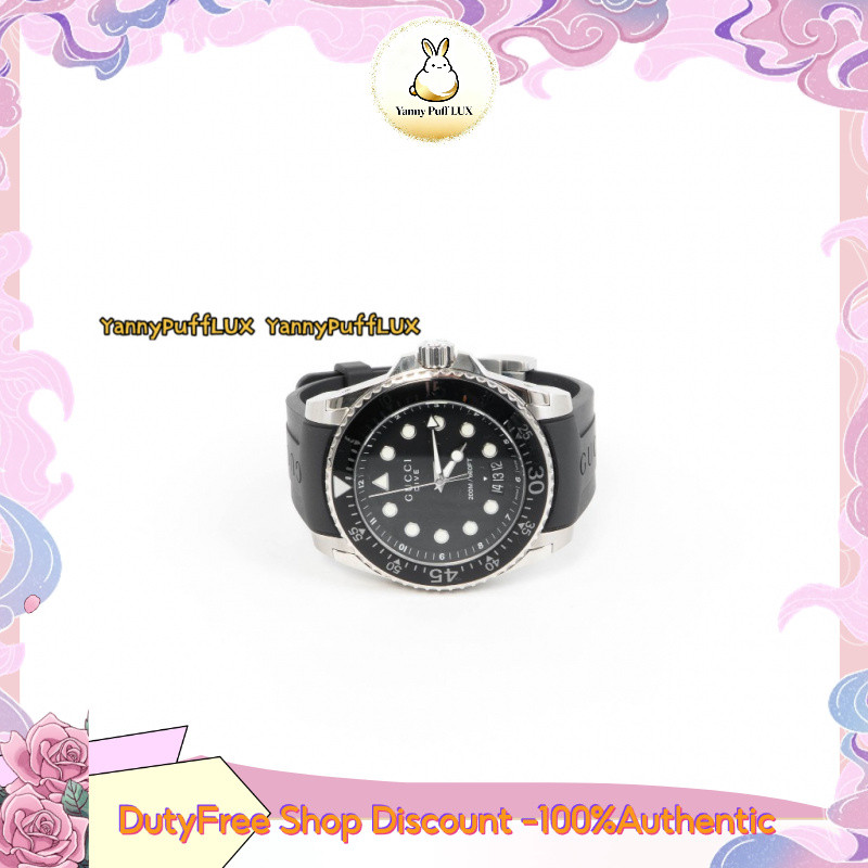 GUCCI DIVE WATCH 45 MM กันน้ำได้ 100 เมตร นาฬิกาผู้ชาย