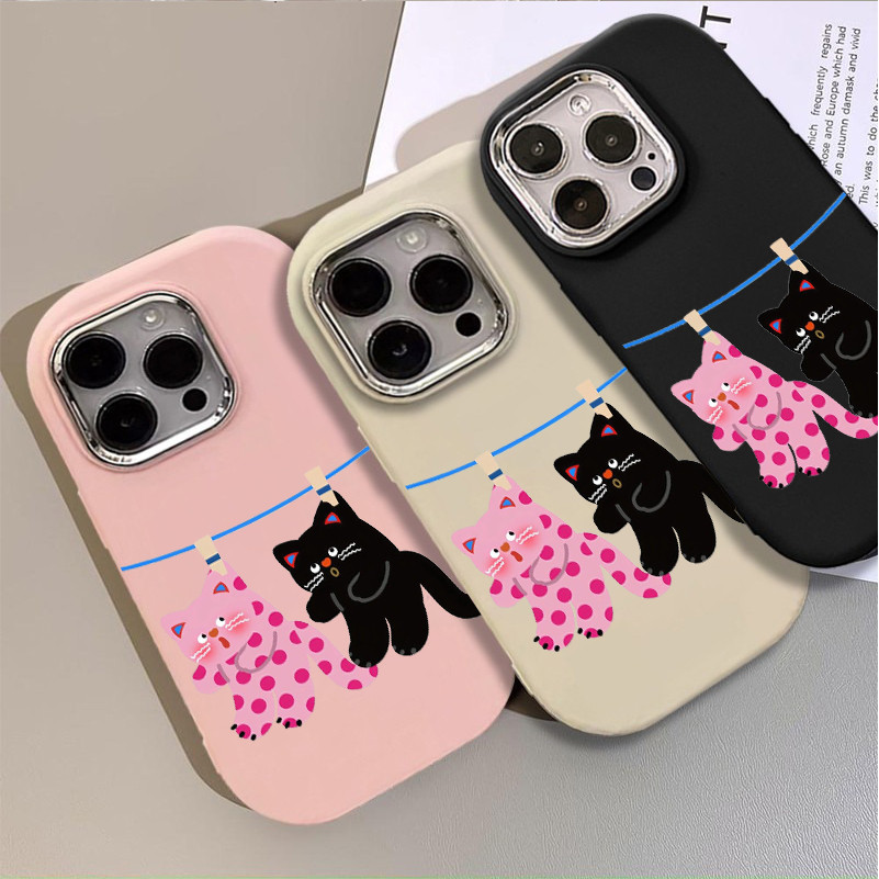 เคสแมวน่ารักเหมาะสําหรับRealme 8 5G 5i 5s 6i c3 c11 2021 C20 C21y C25y C35 C53 narzo n53 C51 C55 nar
