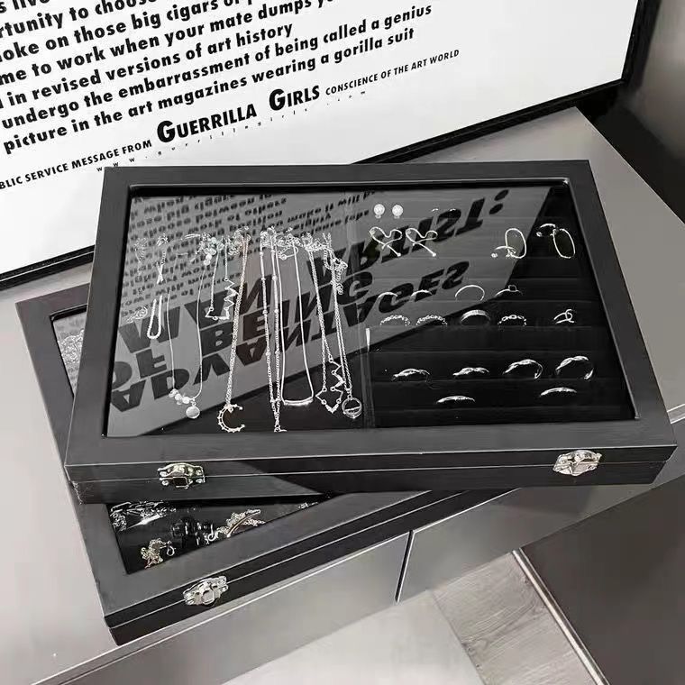 กล่องจัดแสดงเครื่องประดับ พื้นที่จัดแสดงจิวเวลรี่ 2023 พื้นที่จัดแสดงแหวน ต่างหู สร้อยคอ กำไล พื้นที