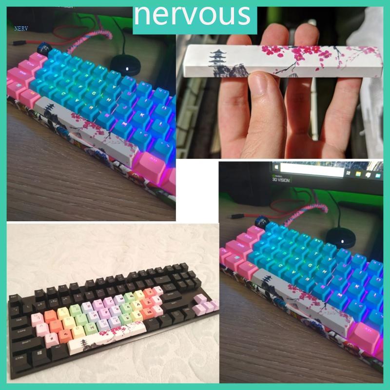 NERV PBT Space Bar KeyCaps สําหรับเกมคีย์บอร์ดแบบกลไก PBT Keycap