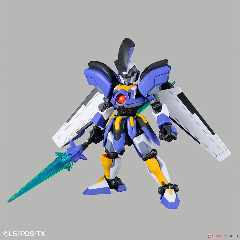 Bandai LBX Carton Fighter HF 003 Nordic God Odin Deformable with Skeleton Assembly Model