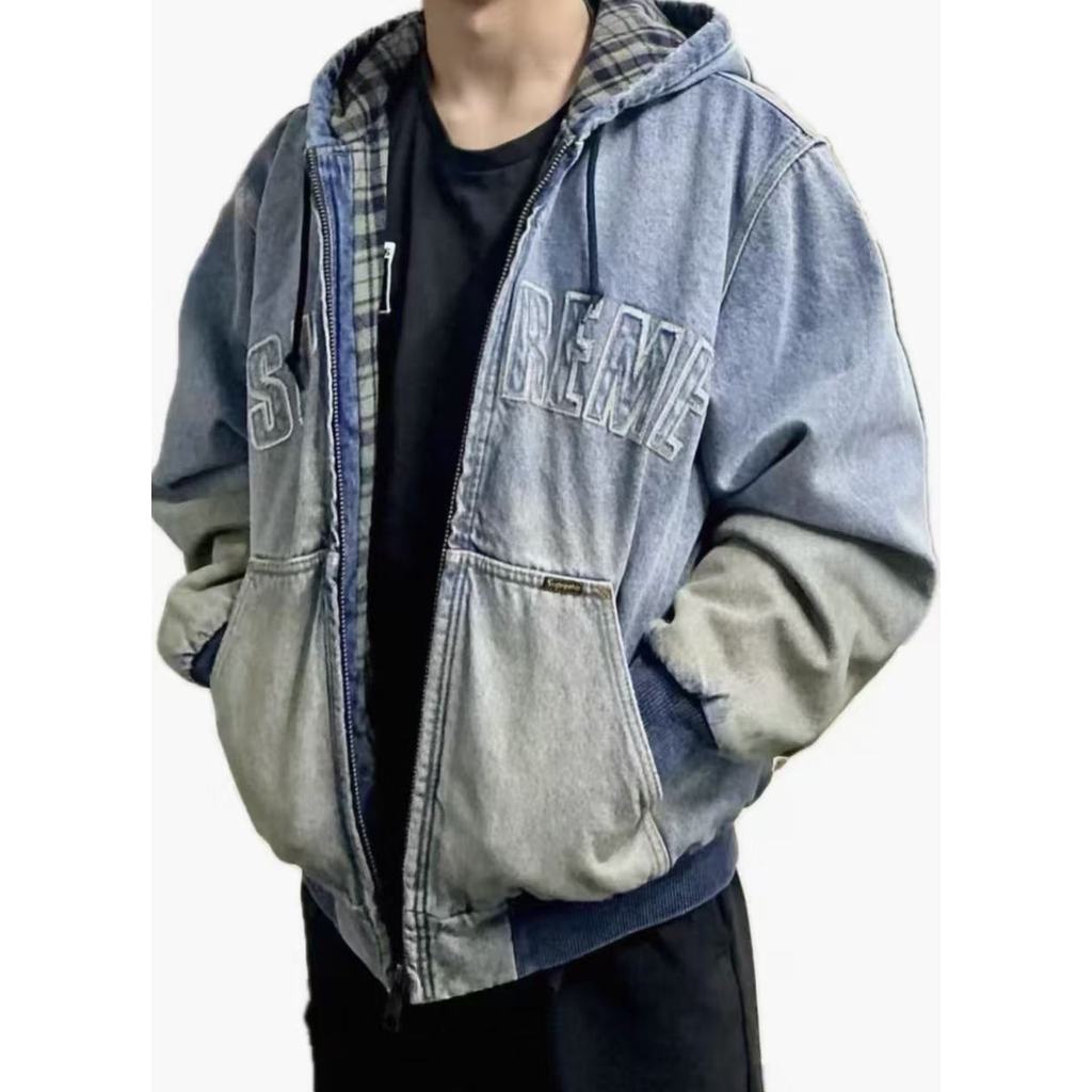 Supr** FW25 WEEK1 เสื้อแจ็คเก็ตทํางานแบบสะท้อนแสง Arc