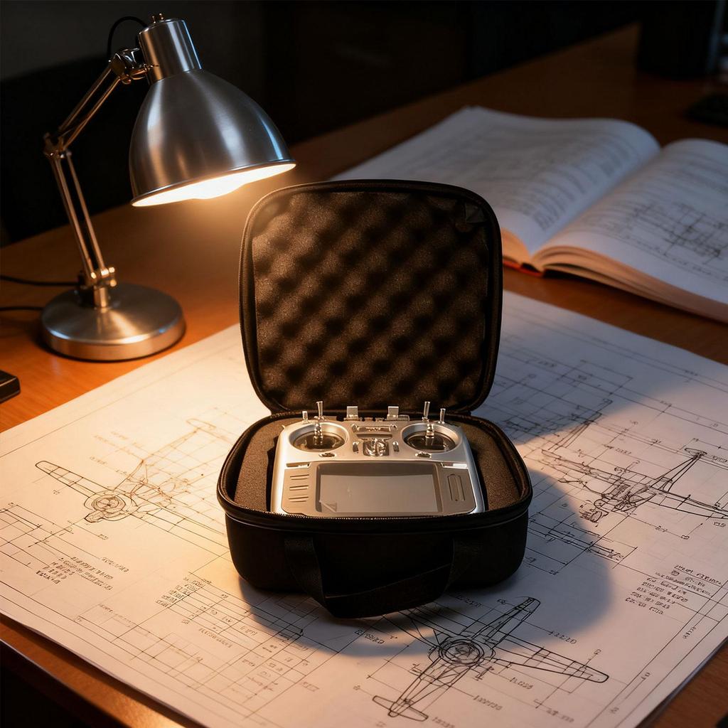 [lzdjhyke2yi] RC Controller กระเป๋าถือ EVA กันน้ํา Professional ทนทานน้ําหนักเบารีโมทคอนโทรลกระเป๋าเ