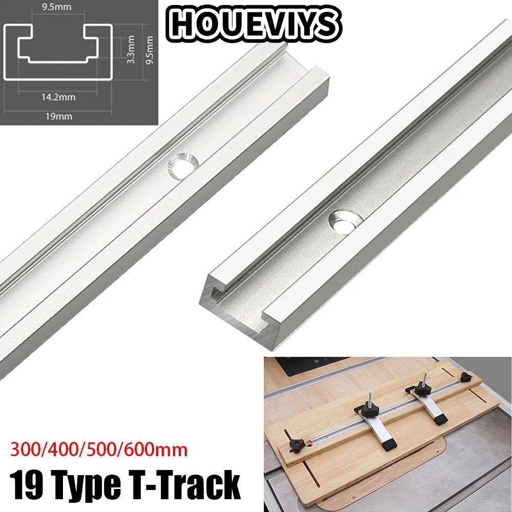 HUOVIEVYS 1 ชิ้น T-Slot Track, T Slider Fixture Slot สไลด์อลูมิเนียม T-Track, ทนทานสไลด์ท่องเที่ยว R