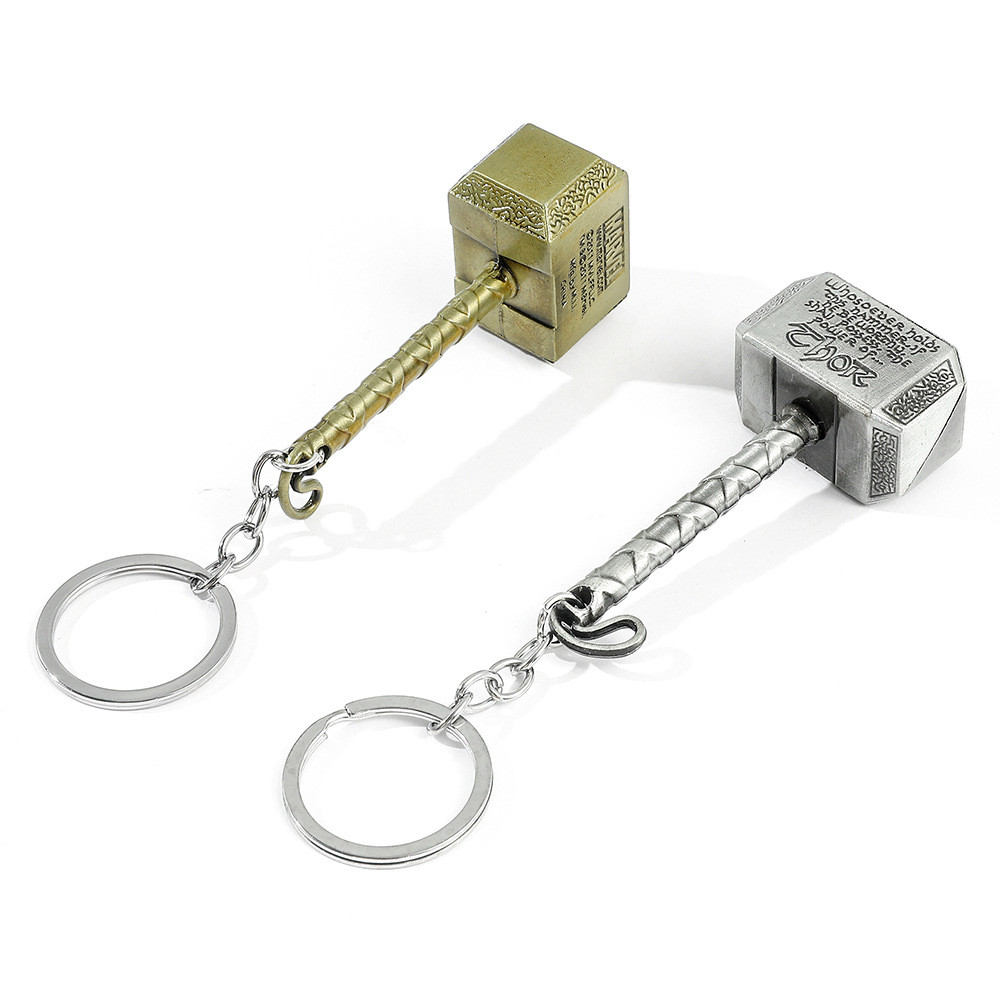 พวงกุญแจพวงกุญแจ พวงกุญแจ Avengers Thor Hammer พวงกุญแจ Thor Hammer Dark World พวงกุญแจ