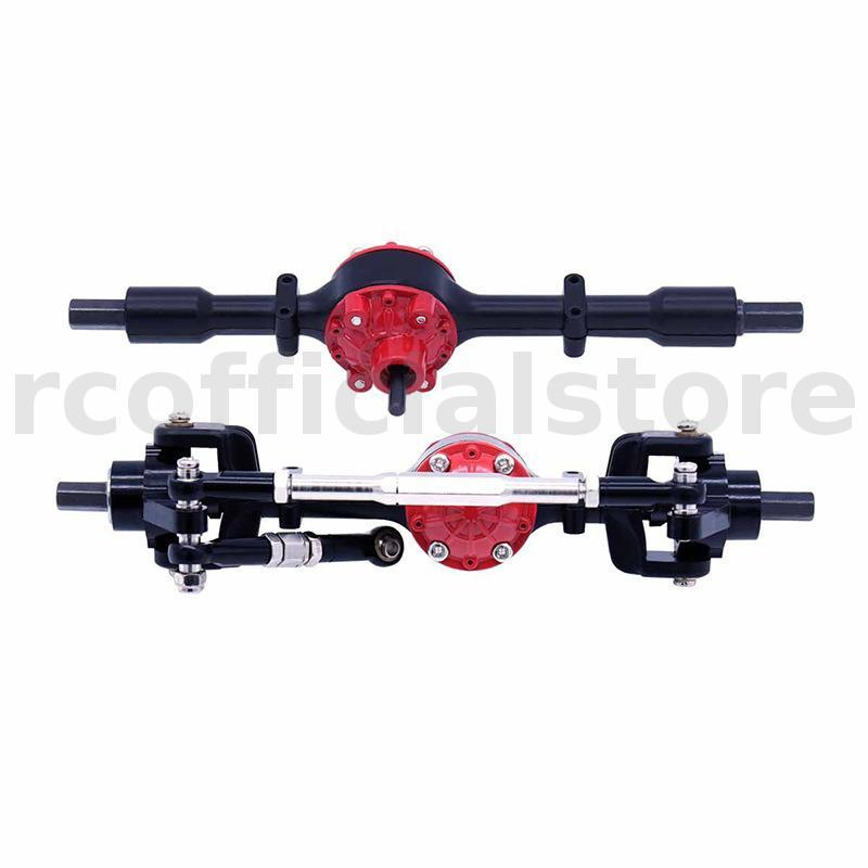 โลหะอัพเกรดด้านหน้าด้านหลังสะพานสําหรับ WPL 1/16 C14 C24 B14 B24 B36 Henglong Fayee JJRC RC รถอะไหล่