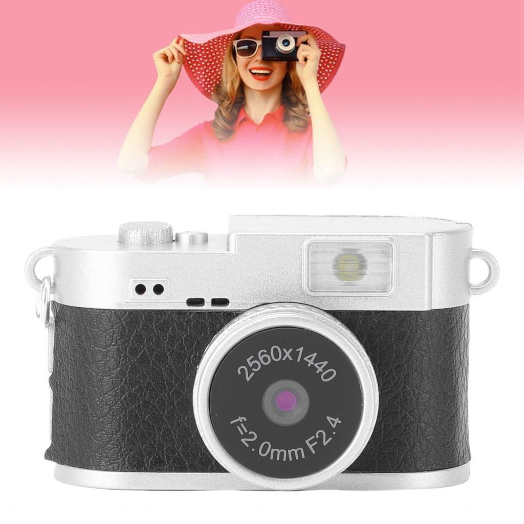 Retro Digital Camera 2K FHD Video 2MP Photo Compact สําหรับการเดินทาง Study Recording 1.47 นิ้วหน้าจ