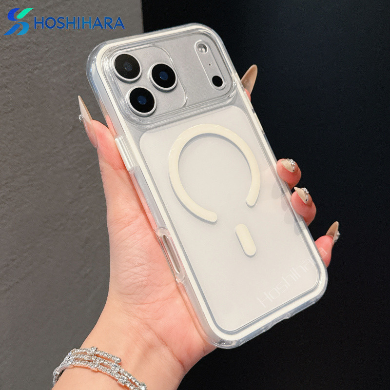 Air คอลัมน์ป้องกันเคสโทรศัพท์แม่เหล็กสําหรับ iPhone 17 Air 16 15 14 13 12 Pro Max Plus ปลอกกันกระแทกสําหรับ iPhone 17promax 17pro 16Plus 16ProMax Soft Edge Hard Cover – โปรปัง
