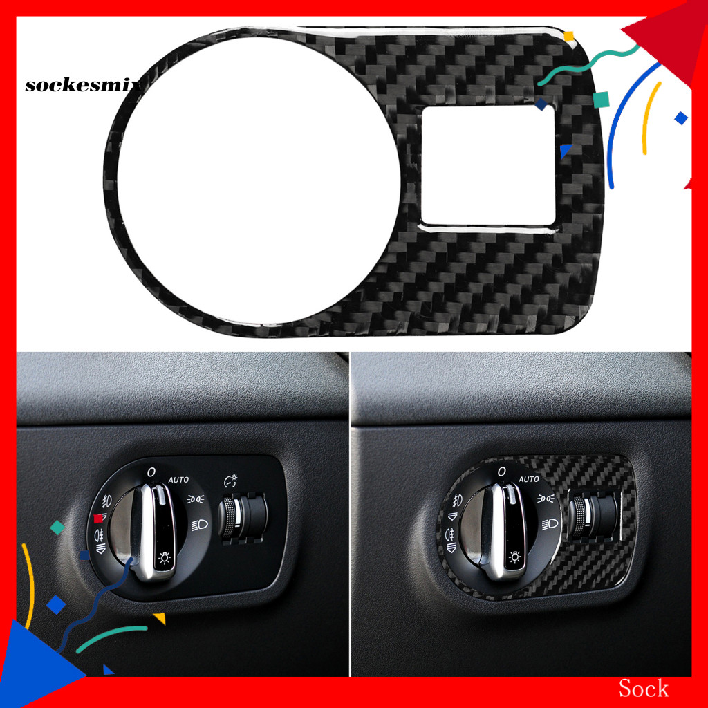 SX สําหรับ Audi 2008-2014 TT 8n 8J MK123 TTRS สีดําไฟหน้าปุ่มสวิทช์ฝาครอบนุ่ม