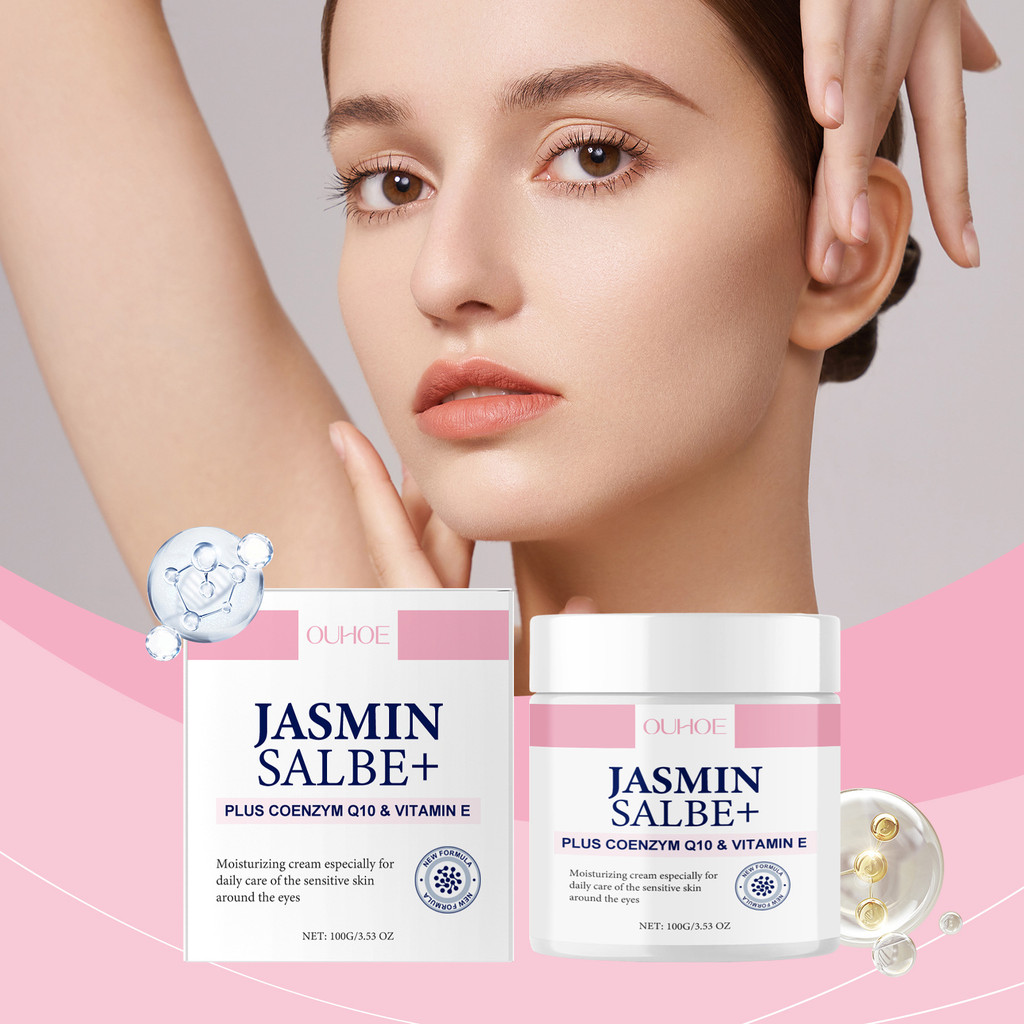 OUHOE Collagen Eye Cream Care Around Eyes ผิวยืดหยุ่น Moisturizing Soft Eyes WJG