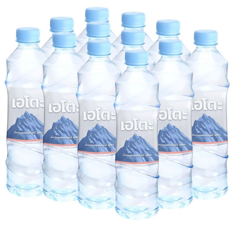 เอโตะน้ำแร่ธรรมชาติ100เปอร์เซ็นต์ 550มล แพค 12 Eto Mineral Water 100percent 550ml Pack 12 [8859584100093 ]