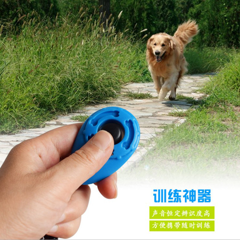 CLICKER CLICKER สุนัขการฝึกอบรมเครื่องมือที่มีประโยชน์การฝึกอบรมสุนัขมืออาชีพ CLICKER อุปกรณ์การฝึกอ