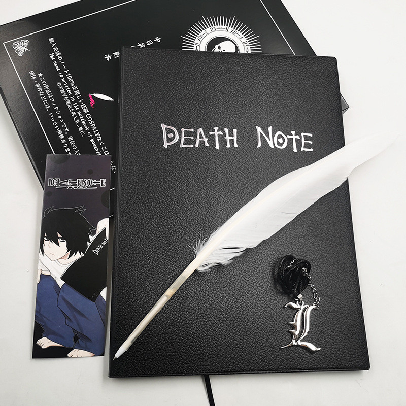 อะนิเมะ Death Note L สร้อยคอ Death Note L สร้อยคอ Death Note Night God Moon Notebook WJG