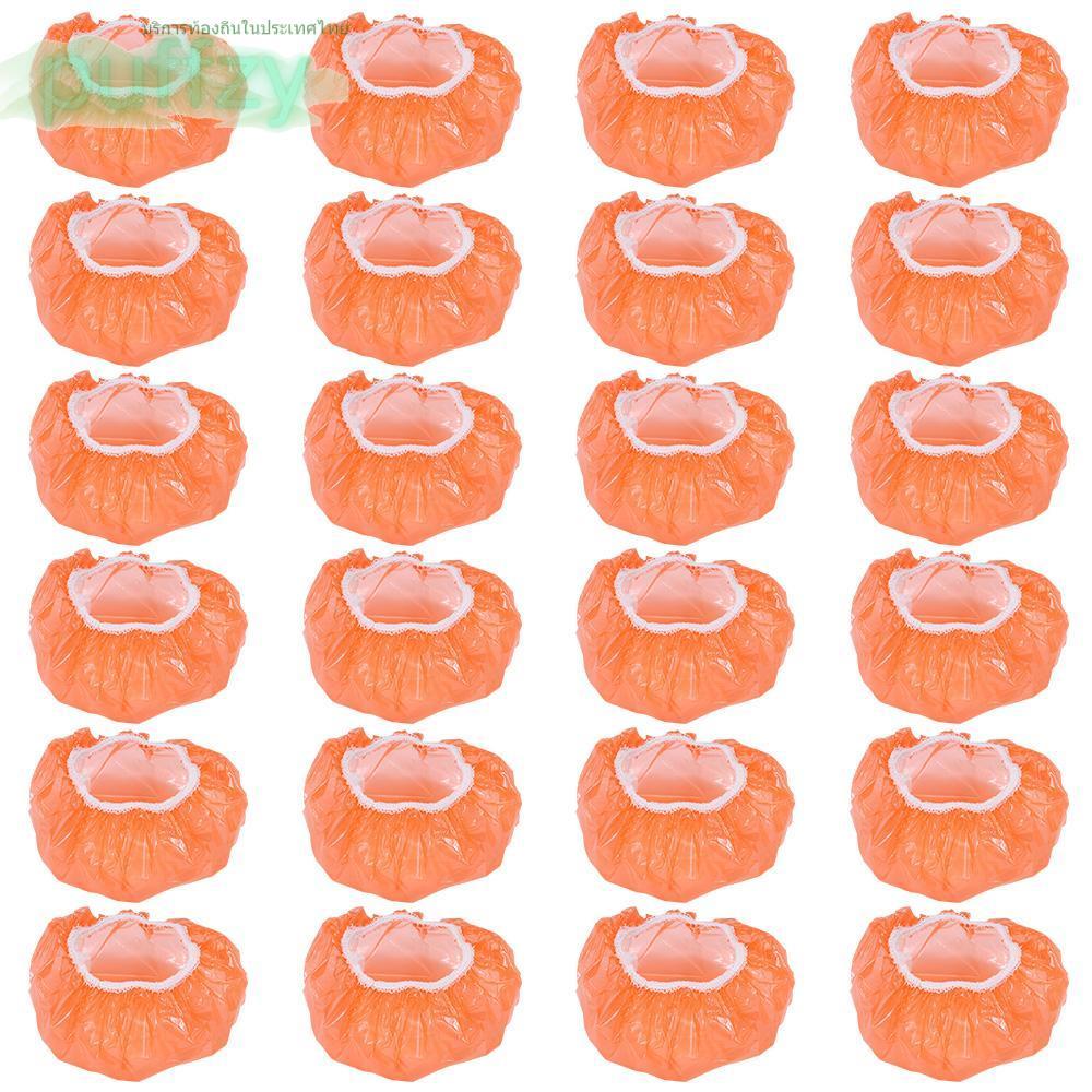 PUFFZY Fire Alarm Dust Cover, Orange Thicken Smoke Detector, ระหว่างทําอาหารหรือเบเกอรี่พลาสติกยืดหย