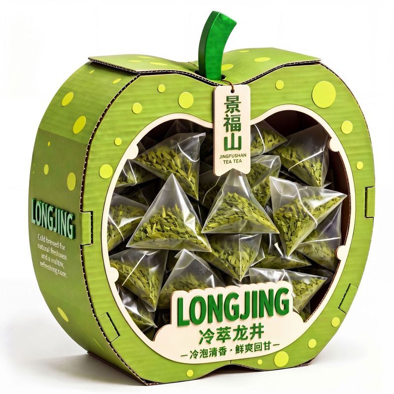 Jingfu Mountain Cold Brew Longjing ถุงชาชาใหม่ฤดูร้อน Cold Brew Tea Bean ประเภทน้ําหอม Brew-Resistan