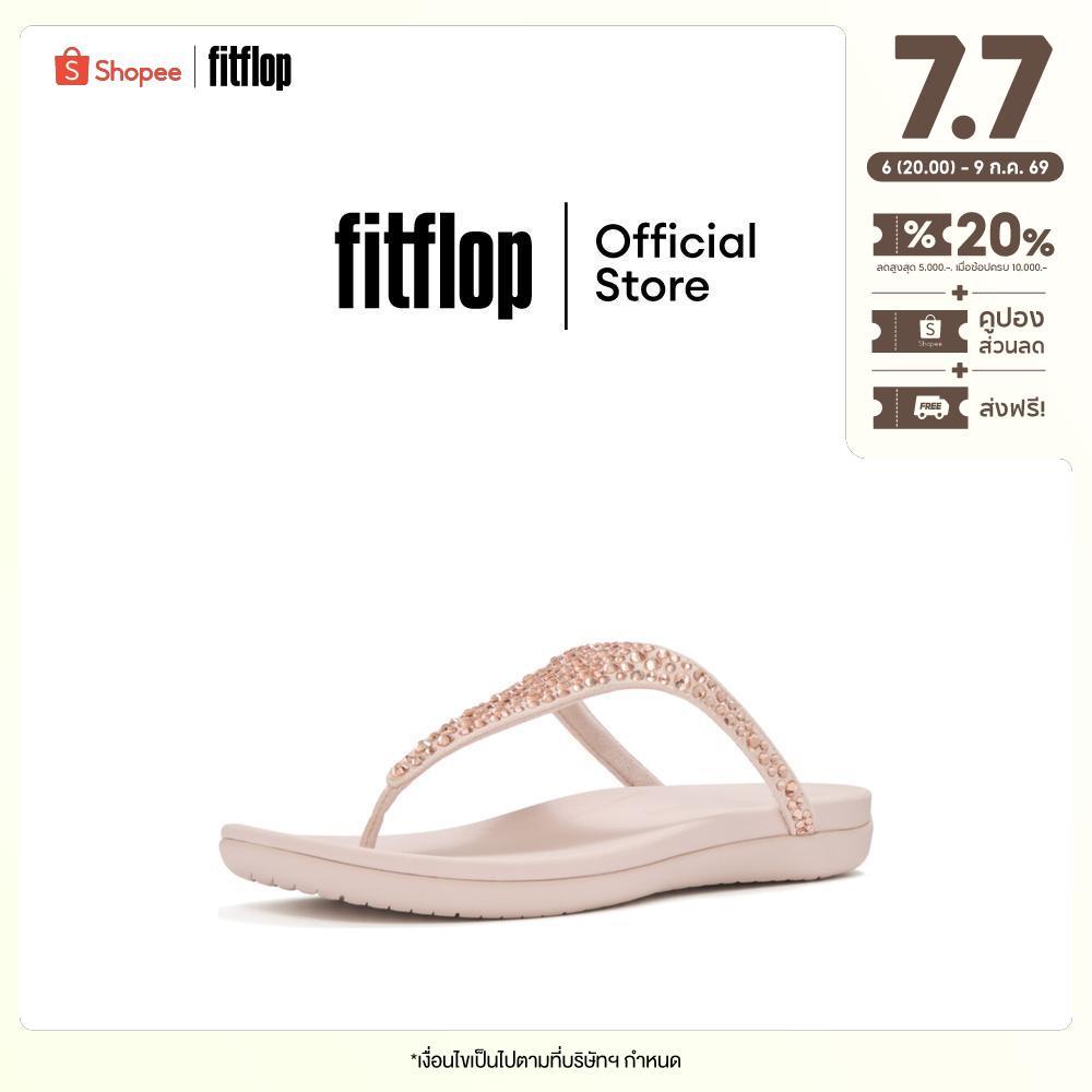 FITFLOP SOLAY MIXED-CRYSTAL T/P รองเท้าแตะแบบหูหนีบผู้หญิง รุ่น A5Y-C53 สี PINK