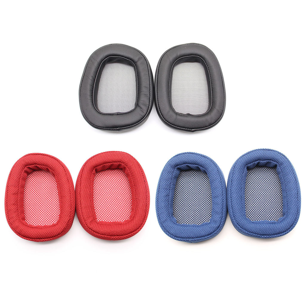 เหมาะสําหรับ Logitech Logitech G533 Earmuffs G433 G231 หูฟัง G233 G331 หูฟังซองหนังผ้าตาข่าย