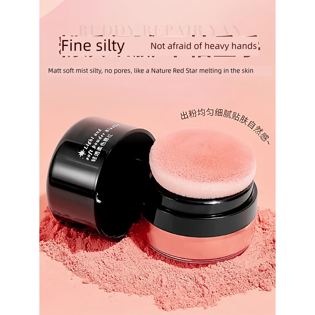 bwb blush oh my blush canmake blush 2026 สไตล์ใหม่ Lazy Air Cushion Blush หญิง Blush ครีมสีม่วงตัวอย