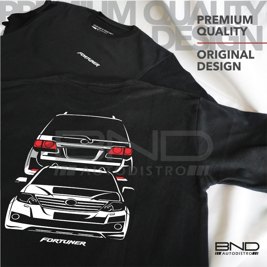Toyota Fortuner Vnturbo F&r Baju เสื้อยืดไมโครไฟเบอร์