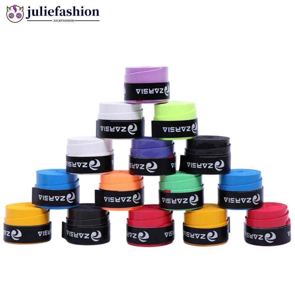 JULIEFASHION Retro เทนนิส Overgrip เทนนิสแบดมินตันสควอชการฝึกอบรมดูดซับเหงื่อ Wraps อุปกรณ์เทนนิสแบด