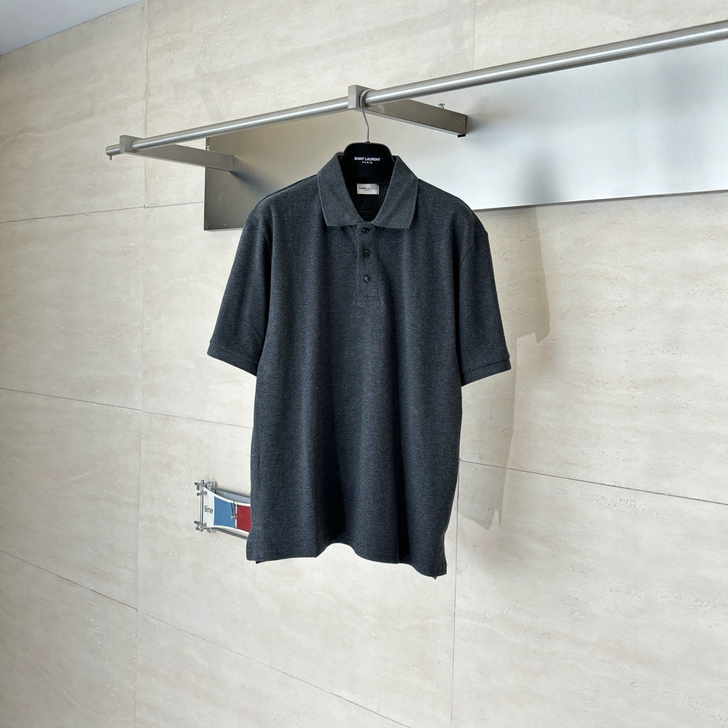 BV1T SLP Logo เสื้อโปโลแขนสั้นปักลาย
