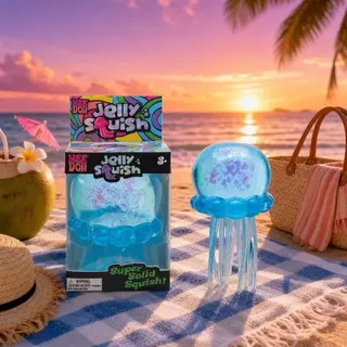 สปุชชี่ แมงกะพรุน ไซส์จัมโบ้ Sugar Ball พร้อม Glitter เนื้อเจล เนื้อหนึบสโลว์ ของเล่น บีบคลายเครียด