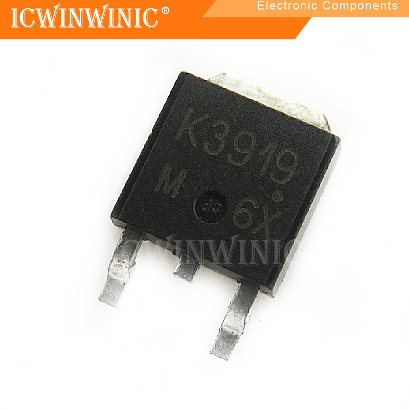 5 ชิ้น 2SK3919 K3919 TO-252 ส่วนประกอบอิเล็กทรอนิกส์