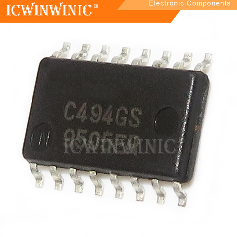 5 ชิ้น UPC494GS C494GS C494 SOP-16 ส่วนประกอบอิเล็กทรอนิกส์C