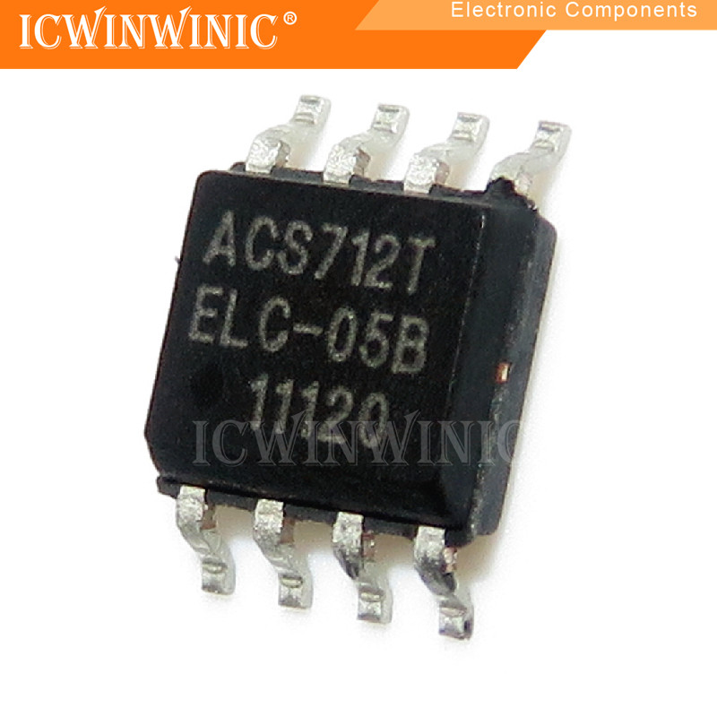 5 ชิ้น ACS712ELCTR-05B-T ACS712ELC ACS712 SOP-8 วงจรรวม IC