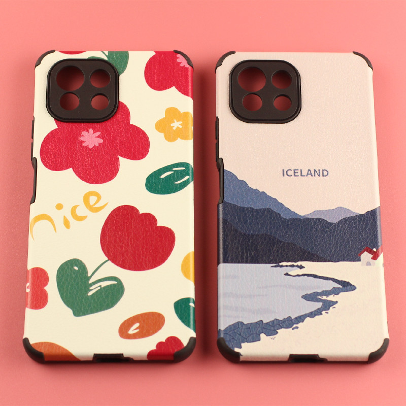 OPPO A56 K10 K9S K9PRO A53S K10X realme realme Q3S 10S 14pro + หนังแกะทาสีเคสโทรศัพท์ยางนุ่มรูปแบบกา