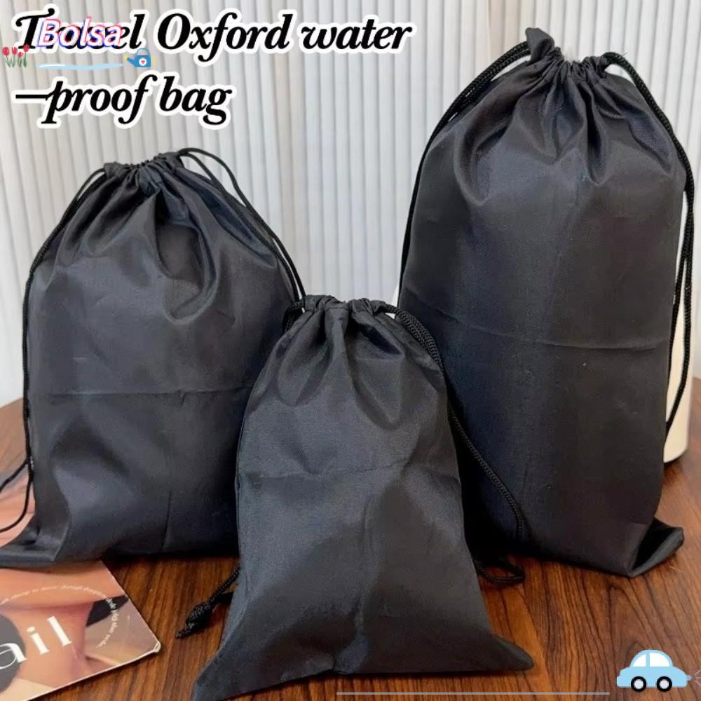 BOLSA Drawstring Storage Pouch, Waterproof Drawst Closed Multi-Functional Storage Bag, Portable Dust Nylon Drawstring Bags Travel Storage