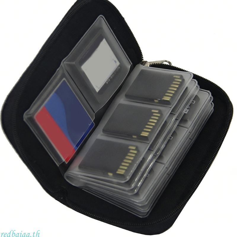 Redbaiaa Multi Purpose 22 Slot Card Holder Portable Capacity Memory Card Organizer