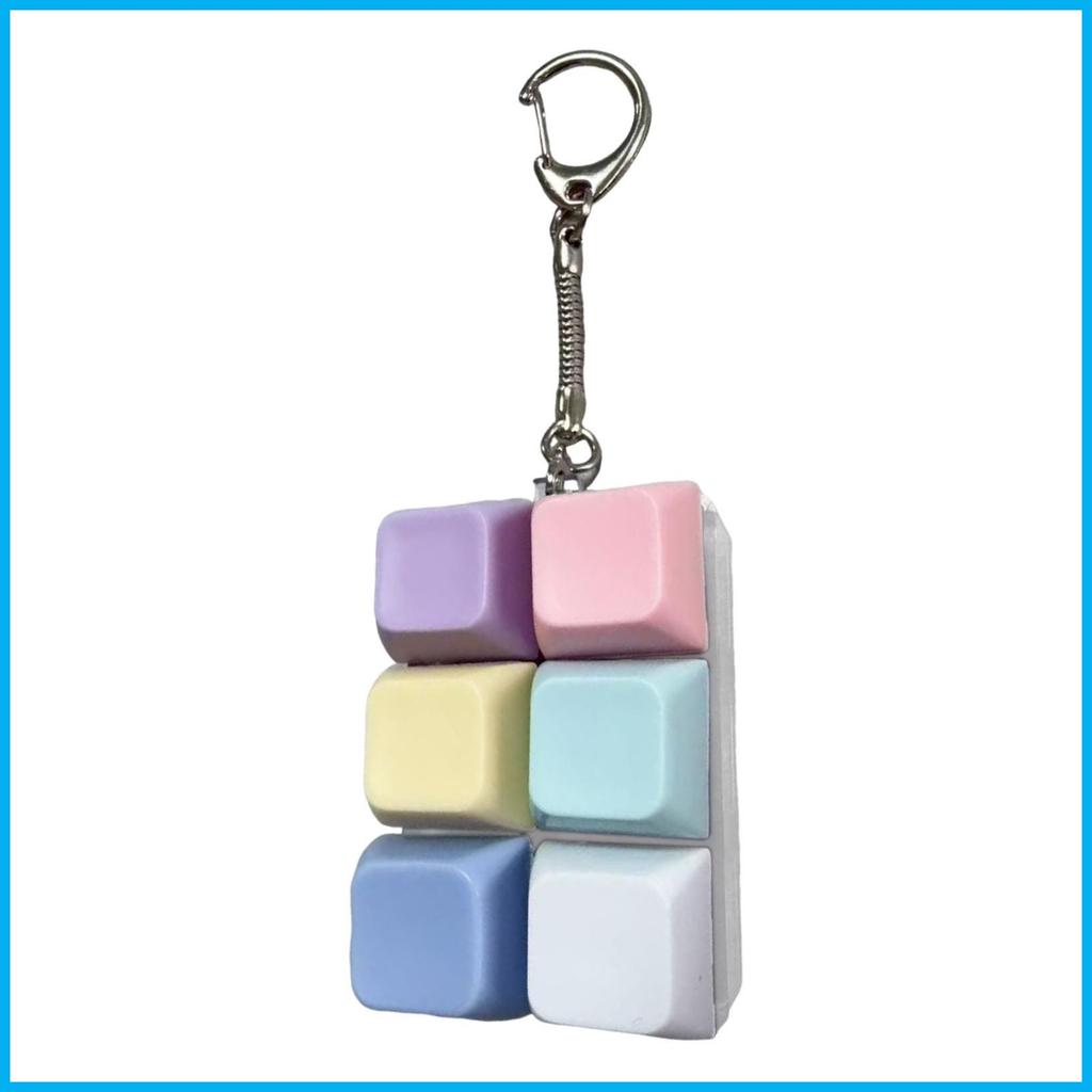 Clicker Fidget ของเล่นสนุกบรรเทา Sensory เกมพวงกุญแจ Fidget คีย์บอร์ด Clicker Fidget ของเล่นสําหรับผ