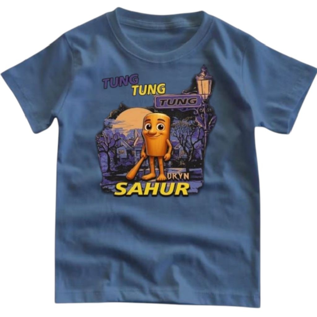 KIDS เสื้อยืด/Tung Tung Sahur Anomali